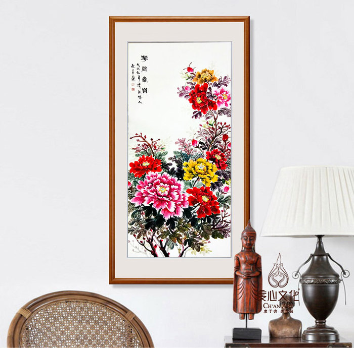 虔心文化签约名家——赵良《花开富贵》 虔心文化签约名家——赵良《花开富贵》